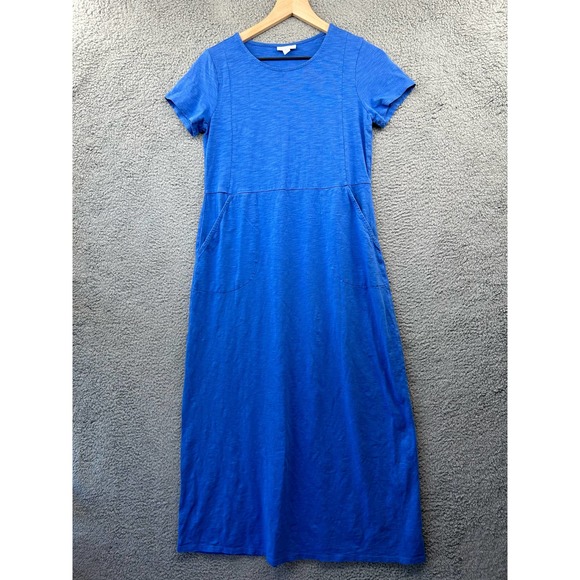 J. Jill Dresses J Jill Womens Short Sleeve Maxi Dress Xs Blue